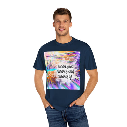 Your Name Unisex Garment-Dyed T-shirt