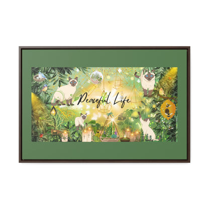 Peaceful Life Canvas Wall Art