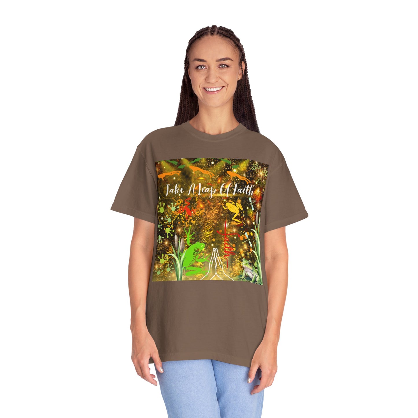 Take A Leap Of Faith Unisex Garment-Dyed T-shirt