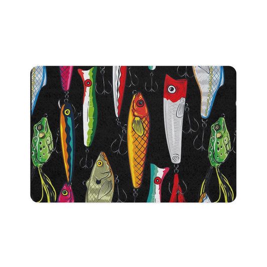 Pet Food Mat (12x18) Fishing Lures