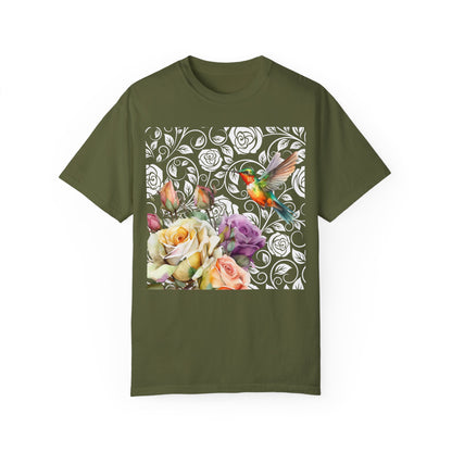 Hummingbird 2 Unisex Garment-Dyed T-shirt