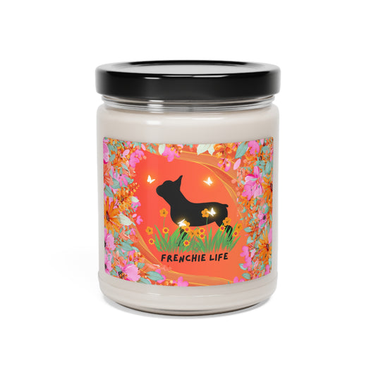 Frenchie Life Scented Soy Candle, 9oz