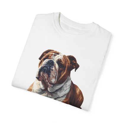 English Bulldog Lover Unisex Garment-Dyed T-shirt