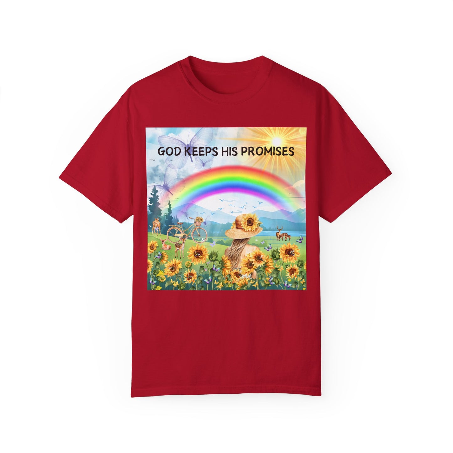 God Keeps His Promises Unisex Garment-Dyed T-shirt