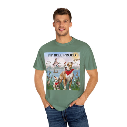 Pit Bull Proud Unisex Garment-Dyed T-shirt