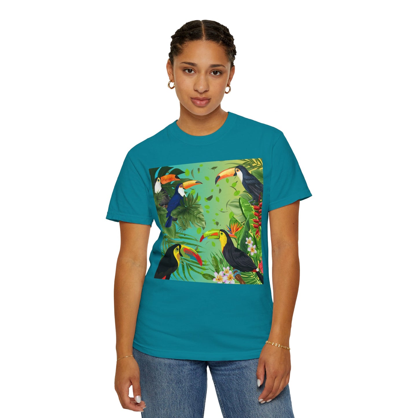 Toucans Unisex Garment-Dyed T-shirt