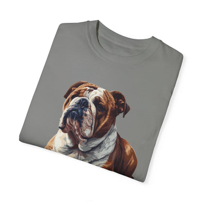 English Bulldog Lover Unisex Garment-Dyed T-shirt