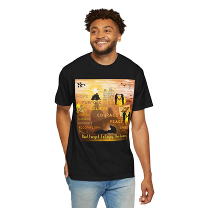 Enjoy The Journey Unisex Garment-Dyed T-shirt