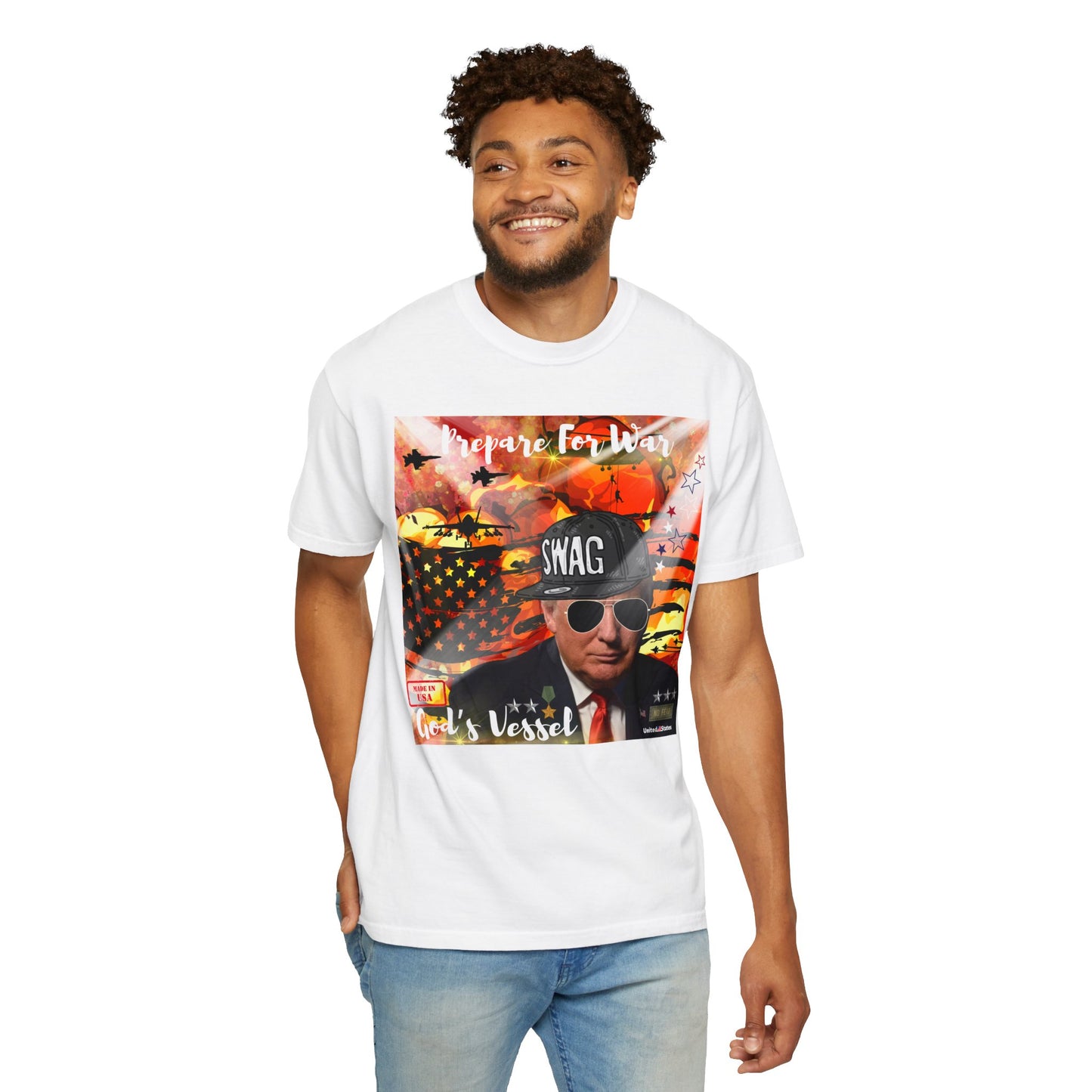 God's Vessel Unisex Garment-Dyed T-shirt