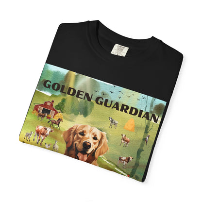 Golden Guardian Unisex Garment-Dyed T-shirt
