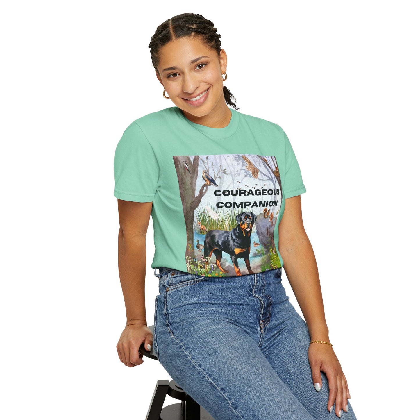 Courageous Companion Unisex Garment-Dyed T-shirt