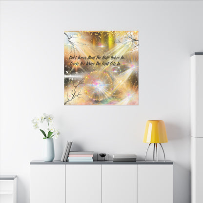 Don't Worry - Inspirational Wall Art, Motivational Decor, Home Office Artwork, Uplifting Canvas, Modern Room Statement