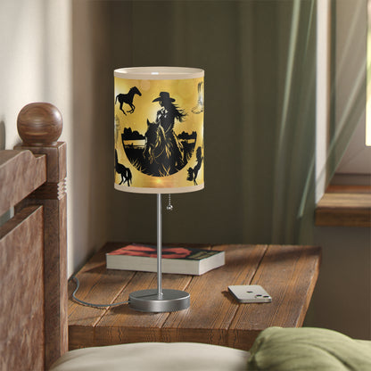 Cowgirl Country Lamp on a Stand, US|CA plug