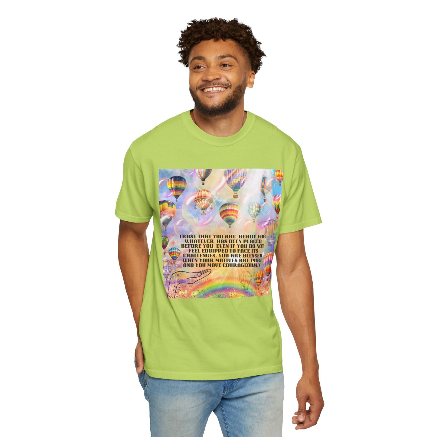 Trust That You Are Ready Unisex Garment-Dyed T-shirt