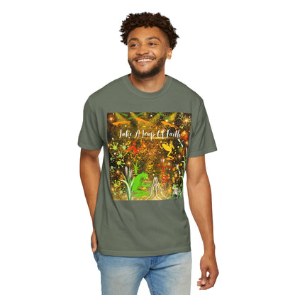 Take A Leap Of Faith Unisex Garment-Dyed T-shirt