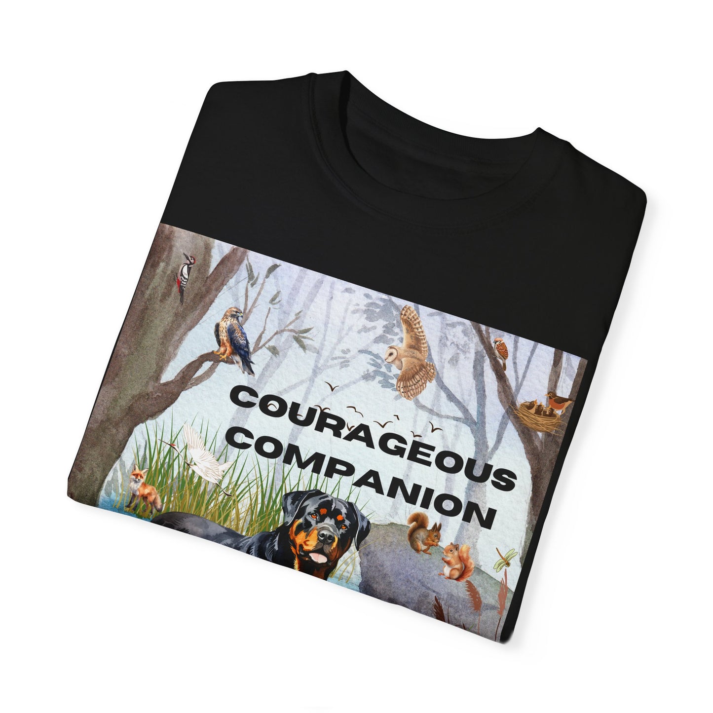 Courageous Companion Unisex Garment-Dyed T-shirt