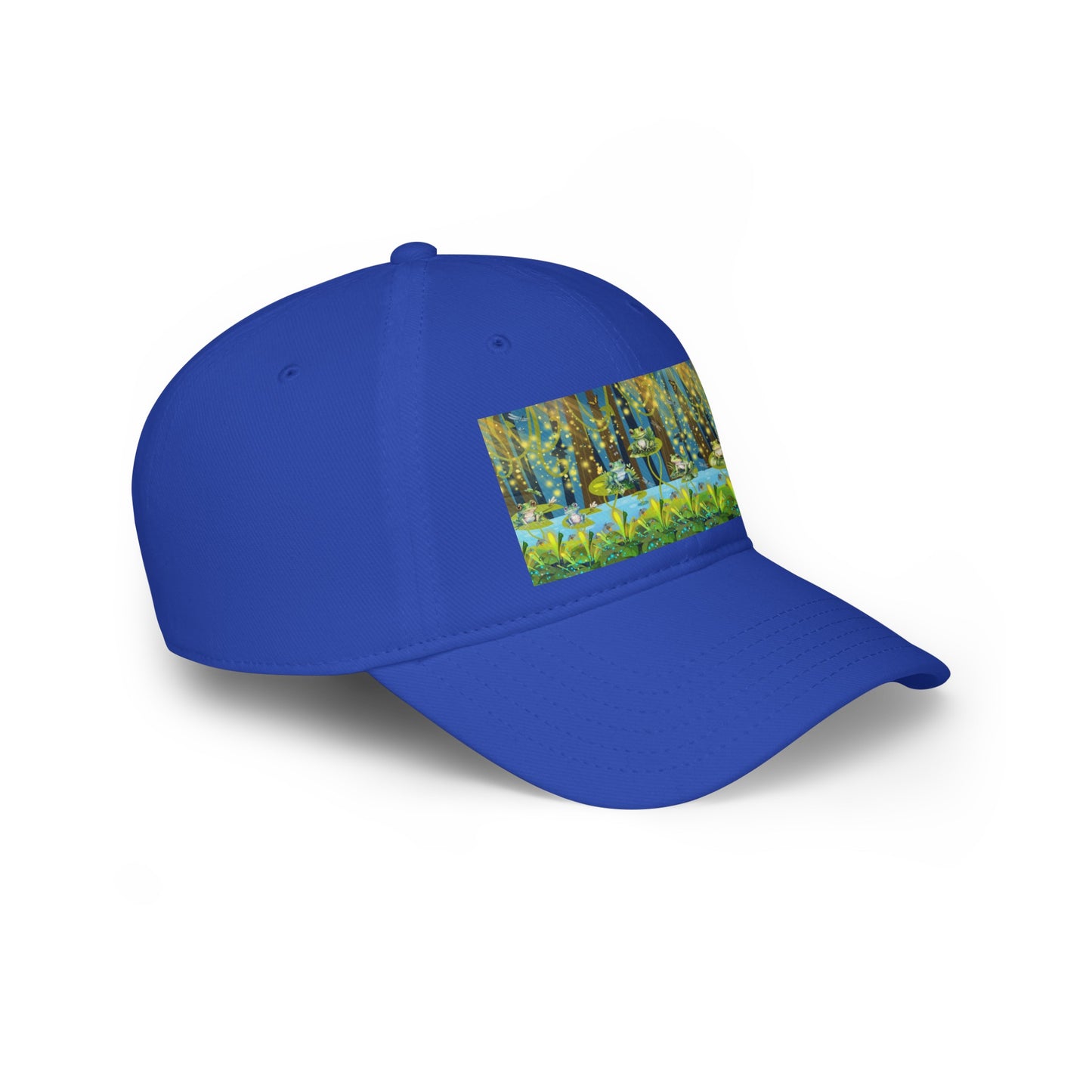 Frogs and Fireflies Low Profile Baseball Cap