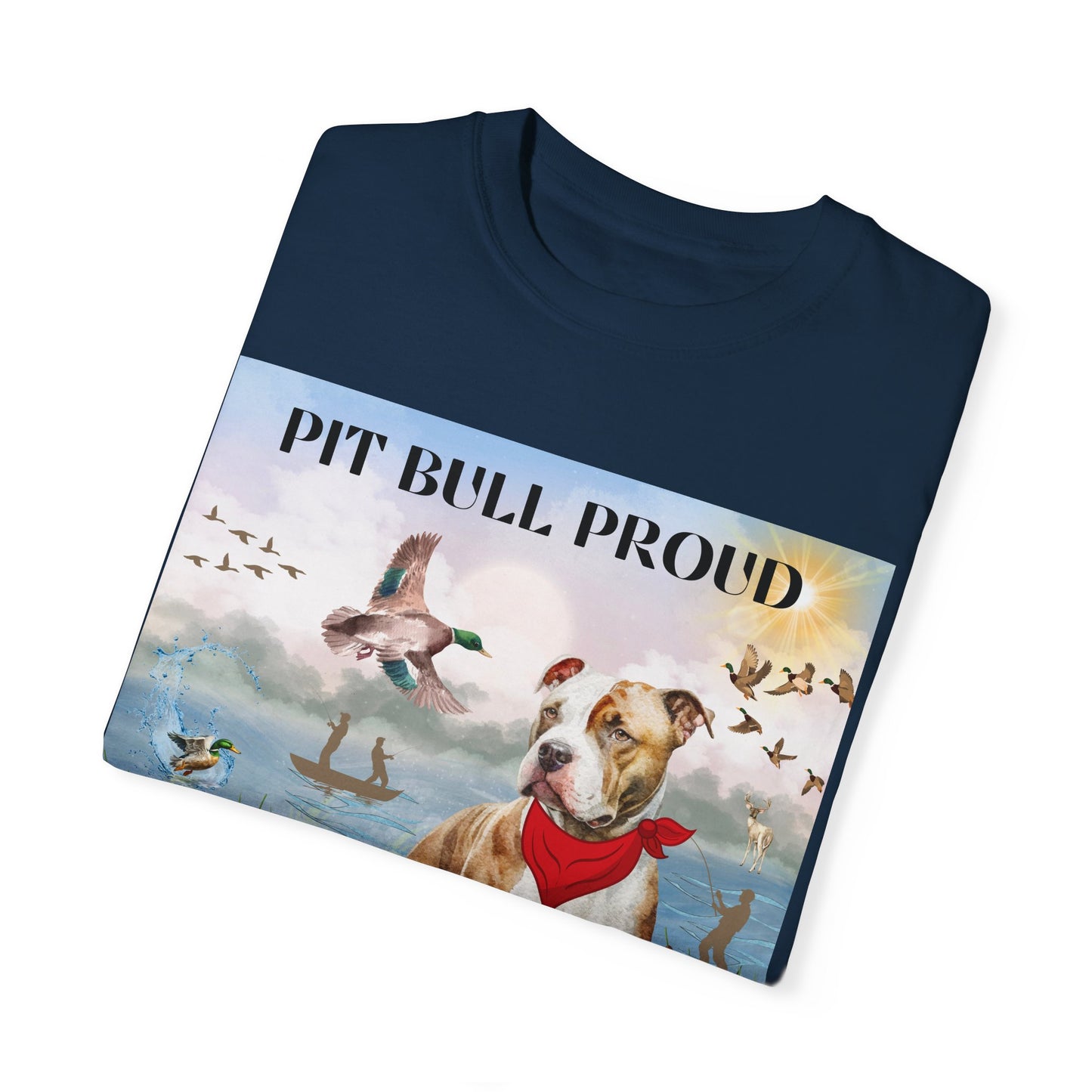 Pit Bull Proud Unisex Garment-Dyed T-shirt