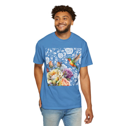 Hummingbird 2 Unisex Garment-Dyed T-shirt