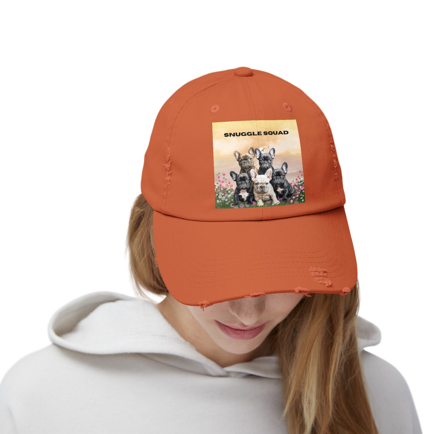 Snuggle Squad Unisex Distressed Cap