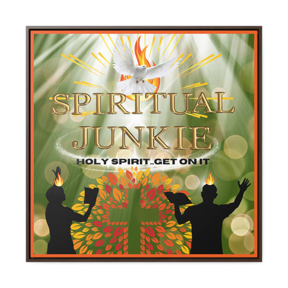 Spiritual Junkie Gallery Canvas Wraps, Square Frame