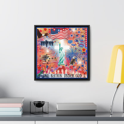 One Nation Under God Canvas Wall Art