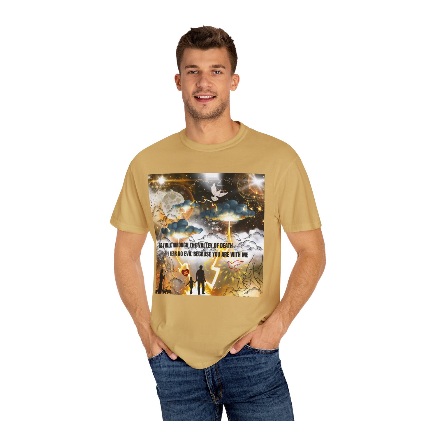 I Fear No Evil Unisex Garment-Dyed T-shirt