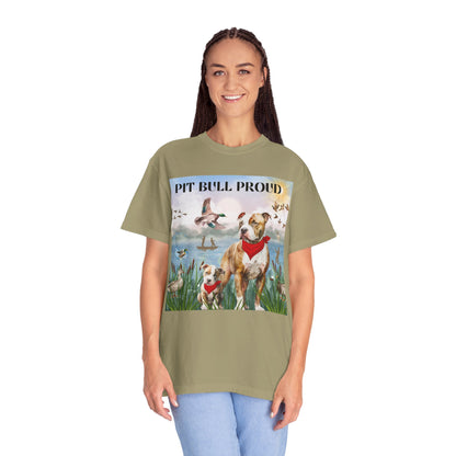 Pit Bull Proud Unisex Garment-Dyed T-shirt