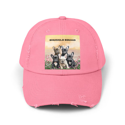 Snuggle Squad Unisex Distressed Cap