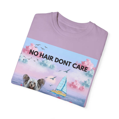 No Hair Don't Care Unisex Garment-Dyed T-shirt