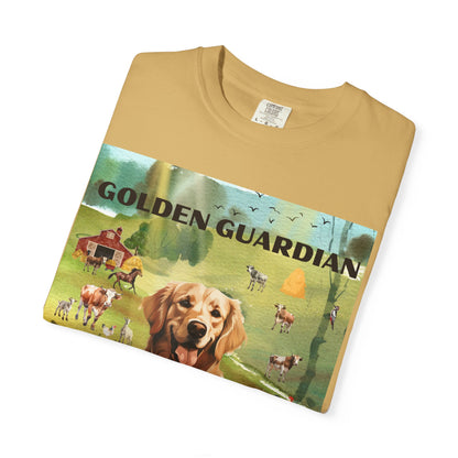 Golden Guardian Unisex Garment-Dyed T-shirt