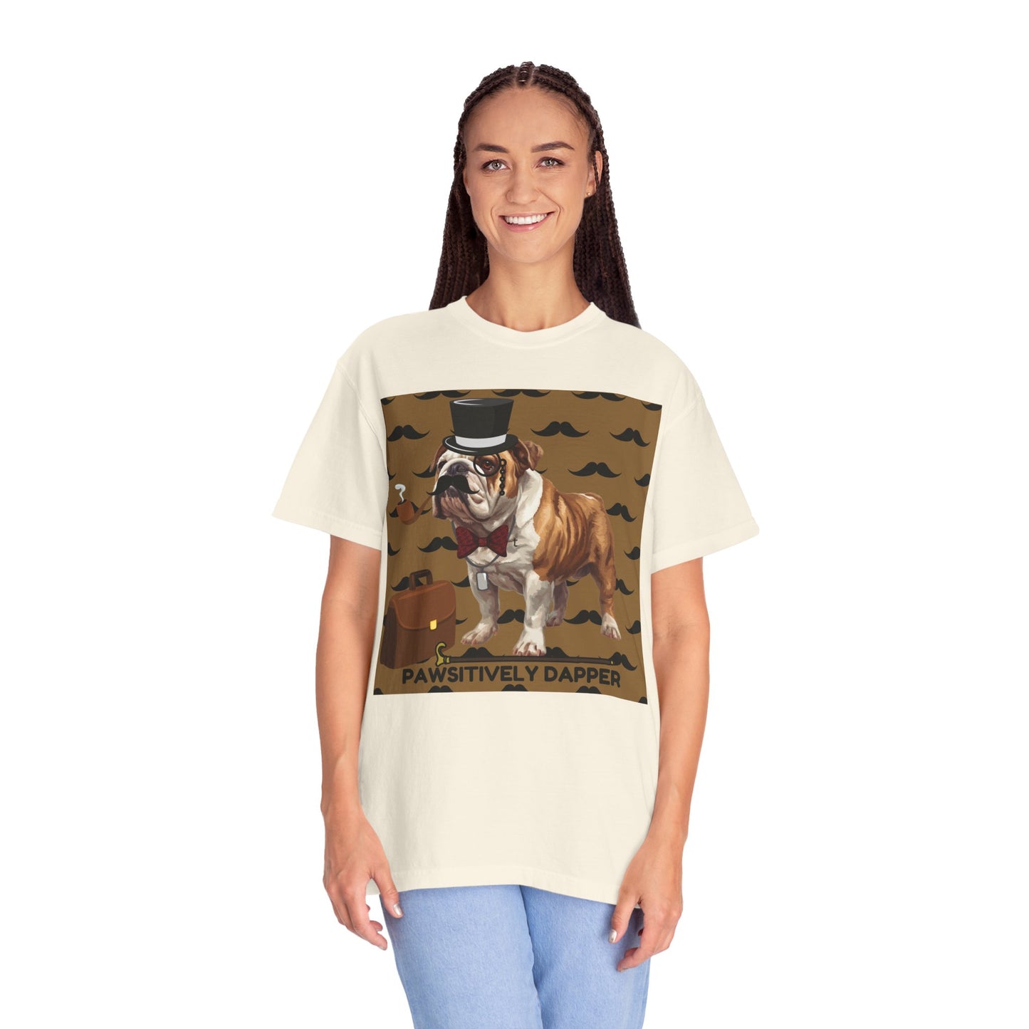 Pawsitively Dapper Unisex Garment-Dyed T-shirt