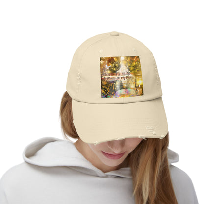 Your Word Unisex Distressed Cap