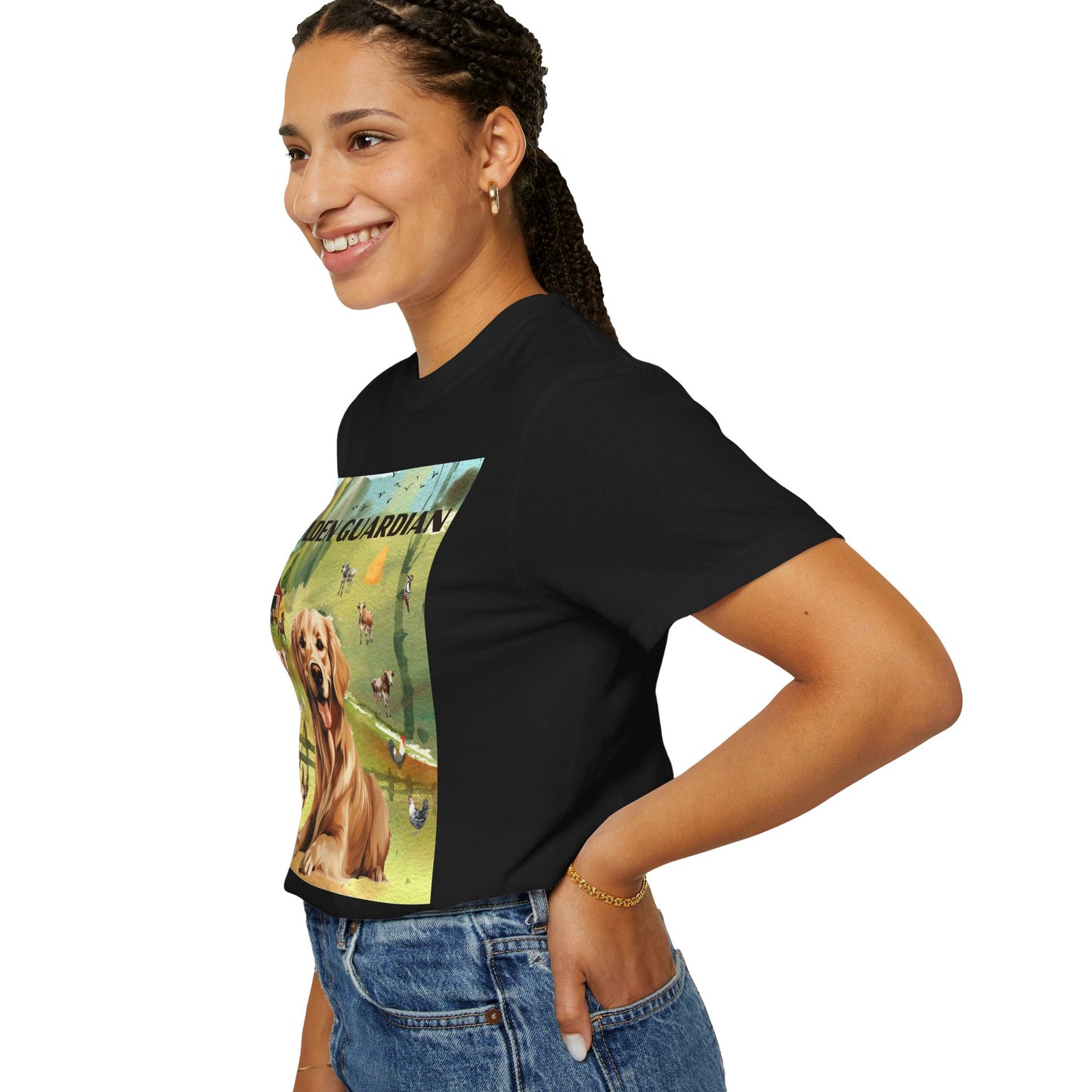 Golden Guardian Unisex Garment-Dyed T-shirt