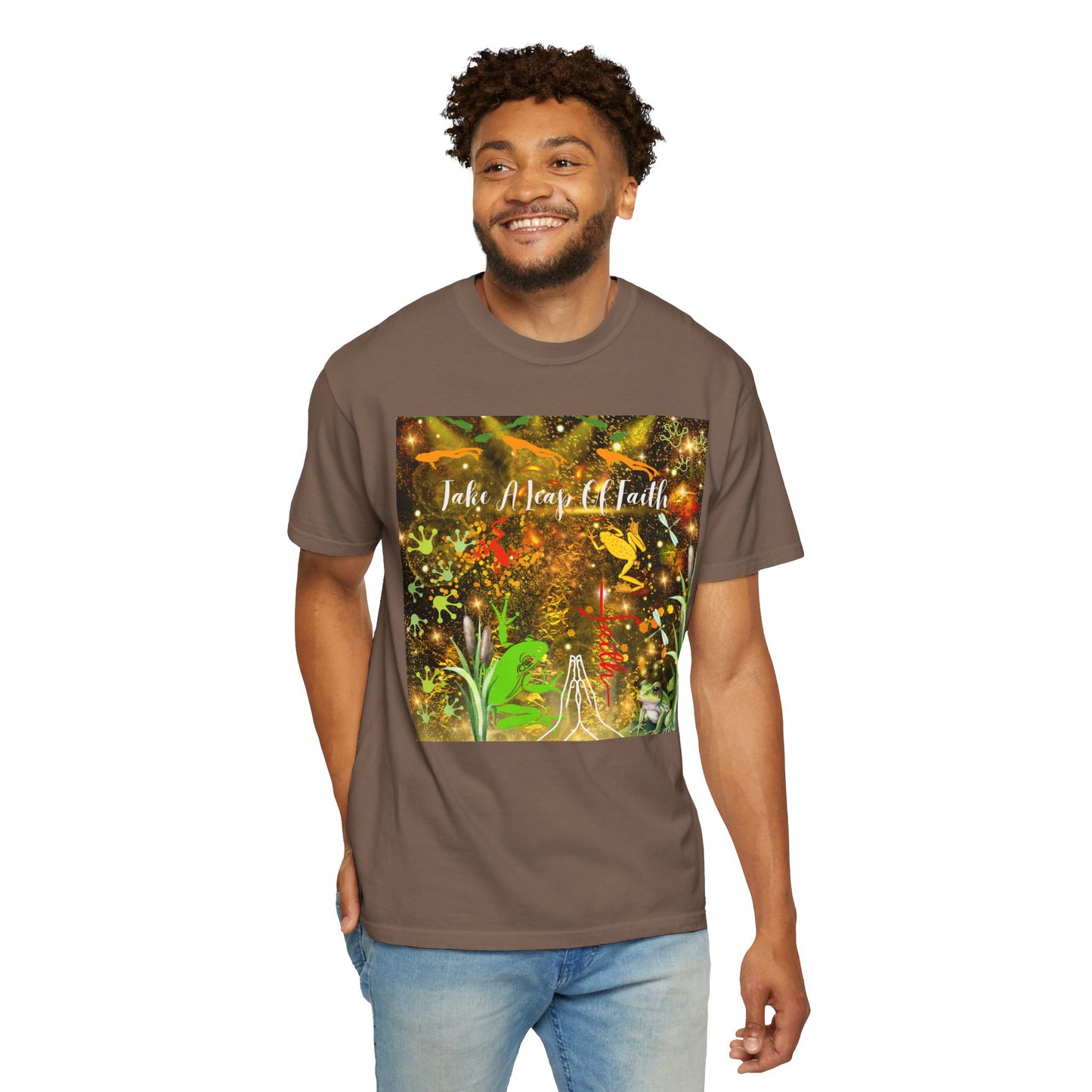 Take A Leap Of Faith Unisex Garment-Dyed T-shirt