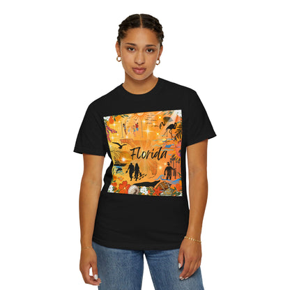 Florida Unisex Garment-Dyed T-shirt