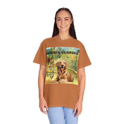 Golden Guardian Unisex Garment-Dyed T-shirt