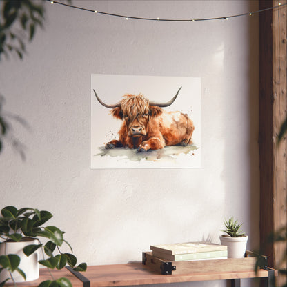 Highland Cow 2 Fine Art Posters