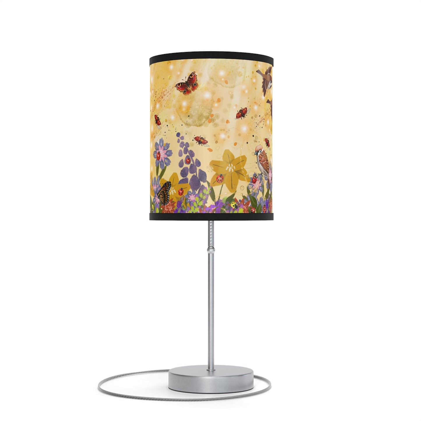 Ladybug Garden Lamp on a Stand, US|CA plug