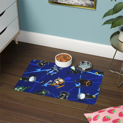 Pet Food Mat (12x18) Fishing Reels