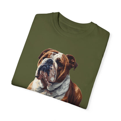 English Bulldog Lover Unisex Garment-Dyed T-shirt