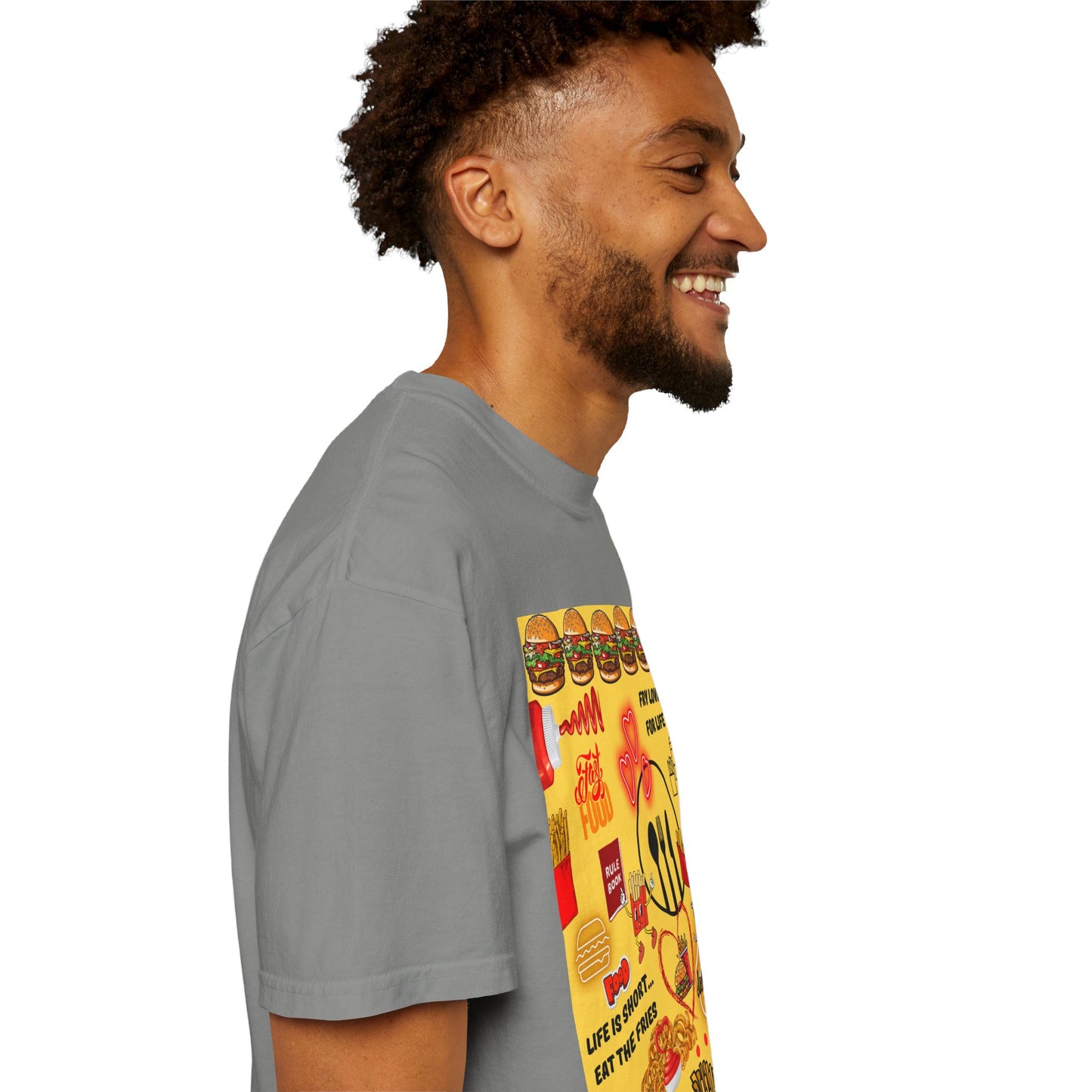 Eat The Fries Unisex Garment-Dyed T-shirt