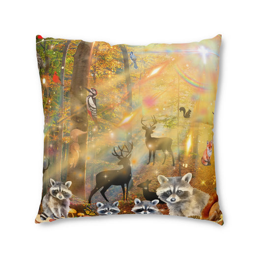 Take A Hike Tufted Floor Pillow