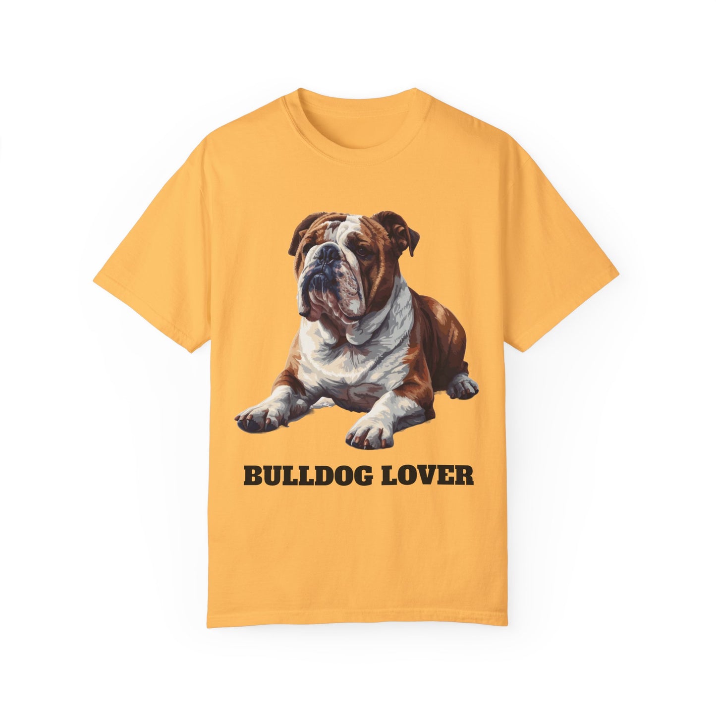 English Bulldog Lover Unisex Garment-Dyed T-shirt