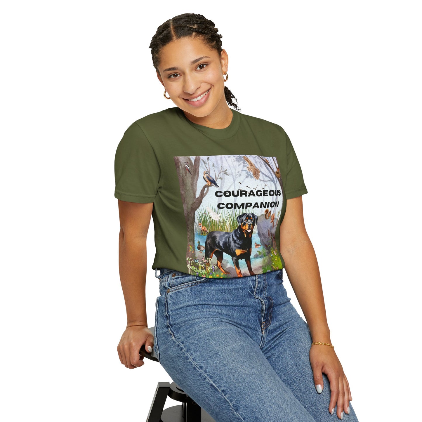 Courageous Companion Unisex Garment-Dyed T-shirt