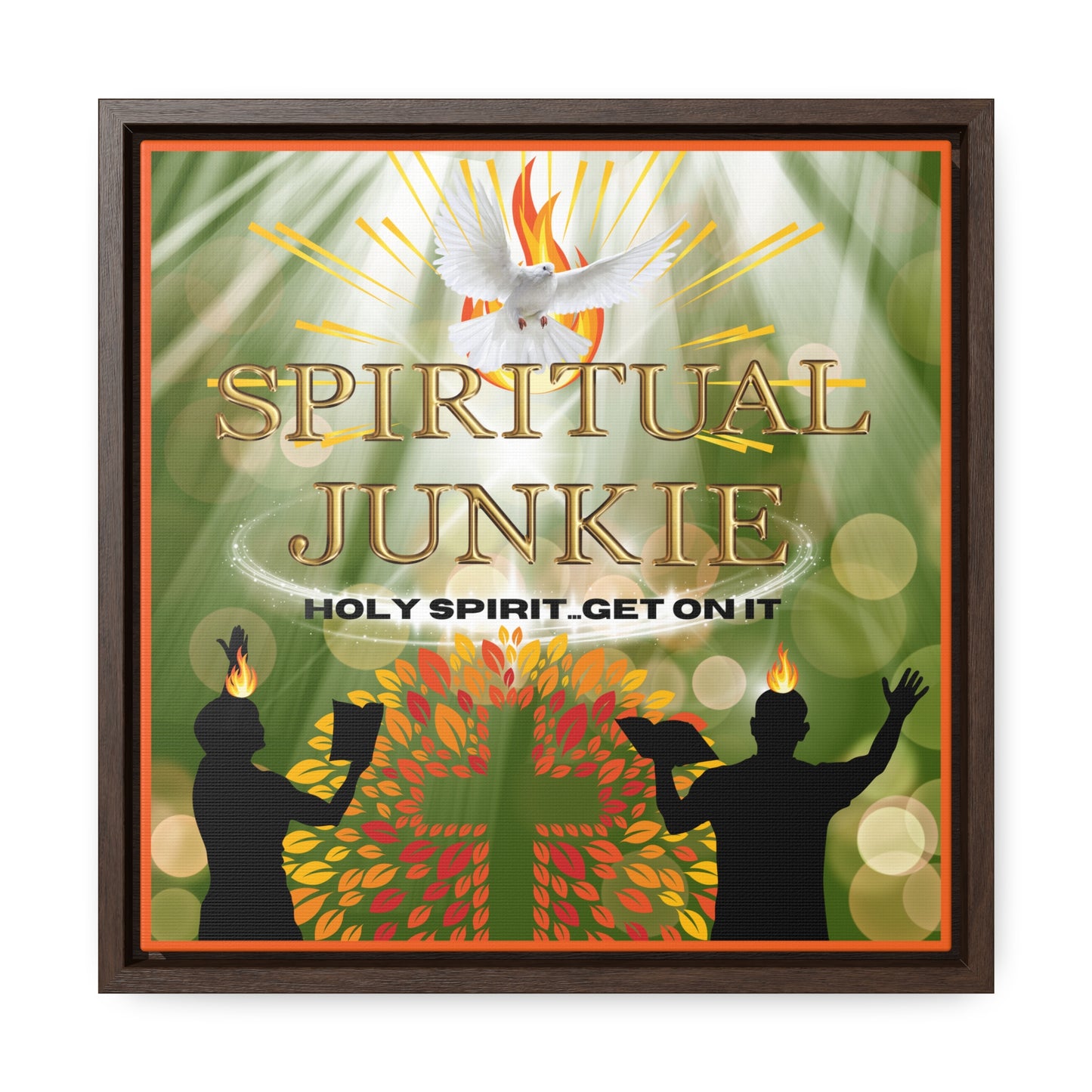 Spiritual Junkie Gallery Canvas Wraps, Square Frame