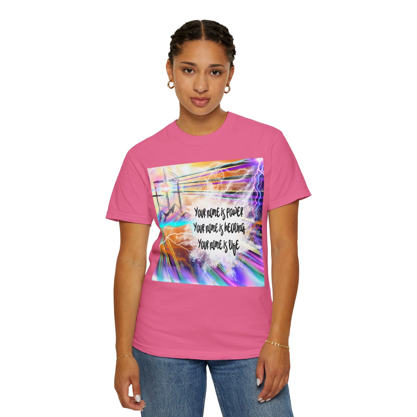 Your Name Unisex Garment-Dyed T-shirt