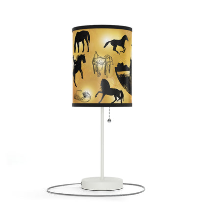 Cowgirl Country Lamp on a Stand, US|CA plug