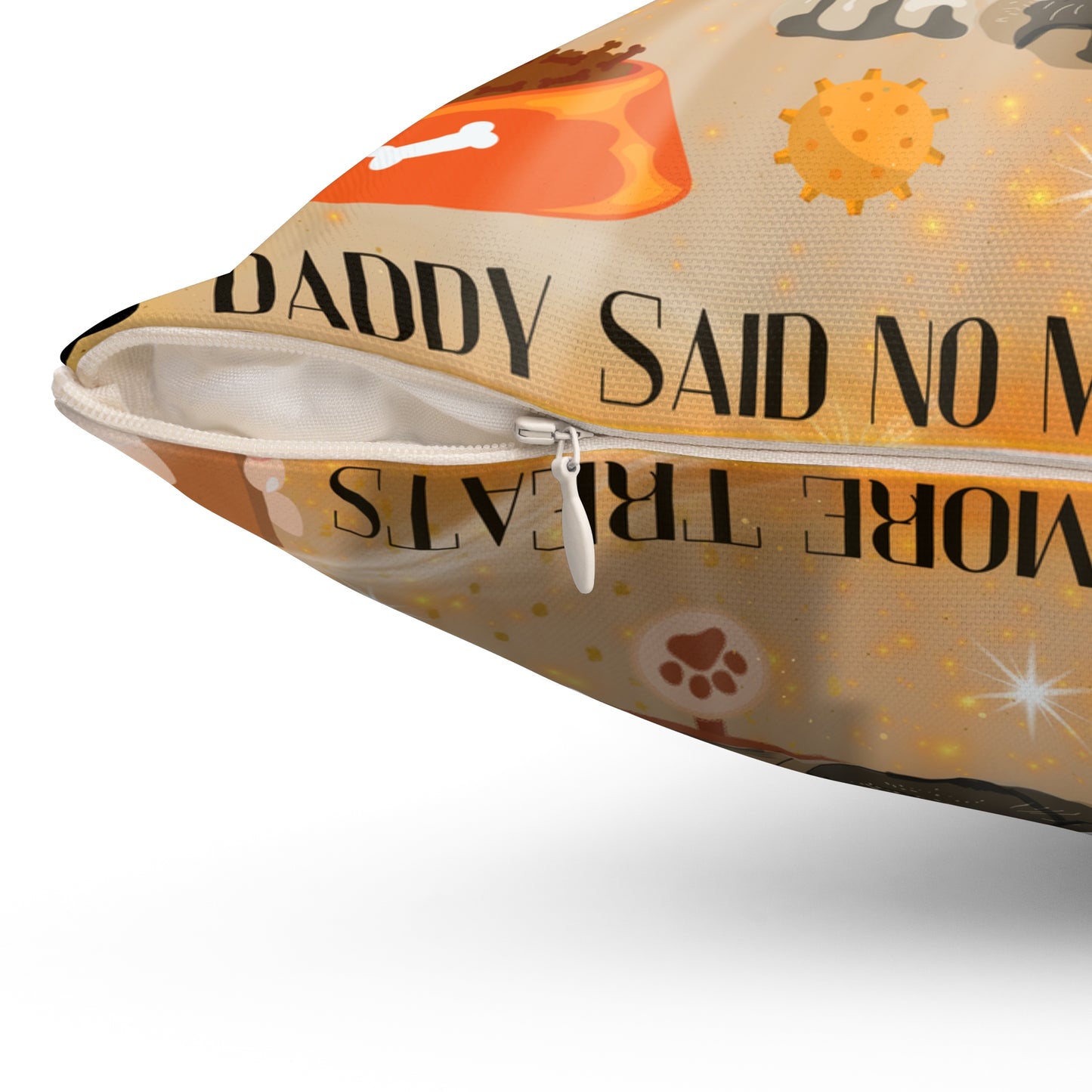 Daddy Said No More Treats Spun Polyester Square Pillow