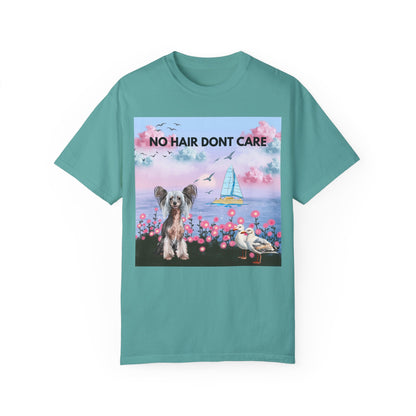 No Hair Don't Care Unisex Garment-Dyed T-shirt